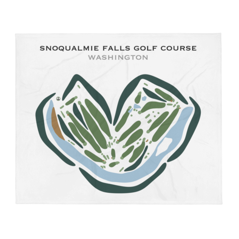 Snoqualmie Falls Golf Course, Washington - Printed Golf Courses