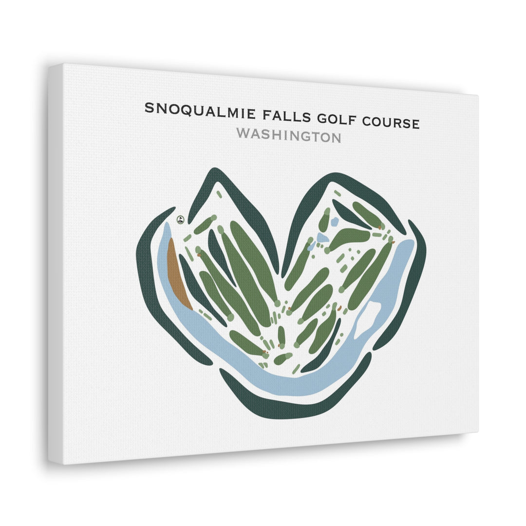 Snoqualmie Falls Golf Course, Washington - Printed Golf Courses