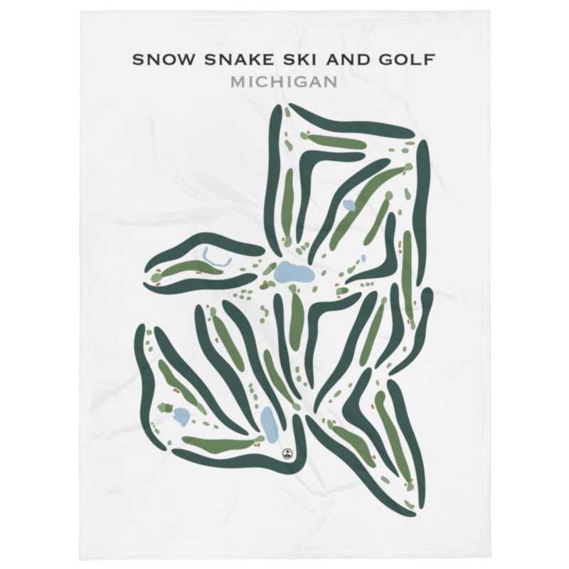 Snow Snake Ski & Golf, Michigan - Printed Golf Courses