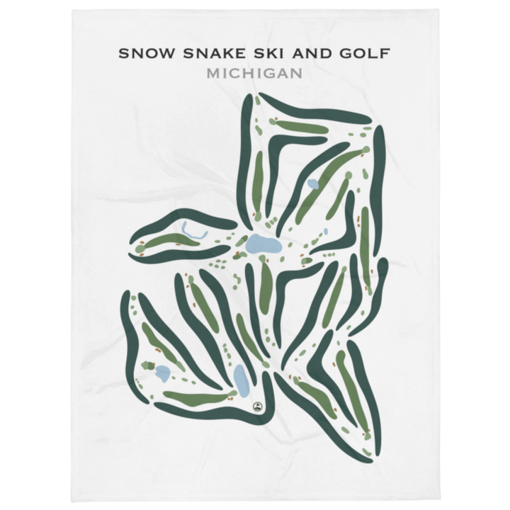 Snow Snake Ski & Golf, Michigan - Printed Golf Courses