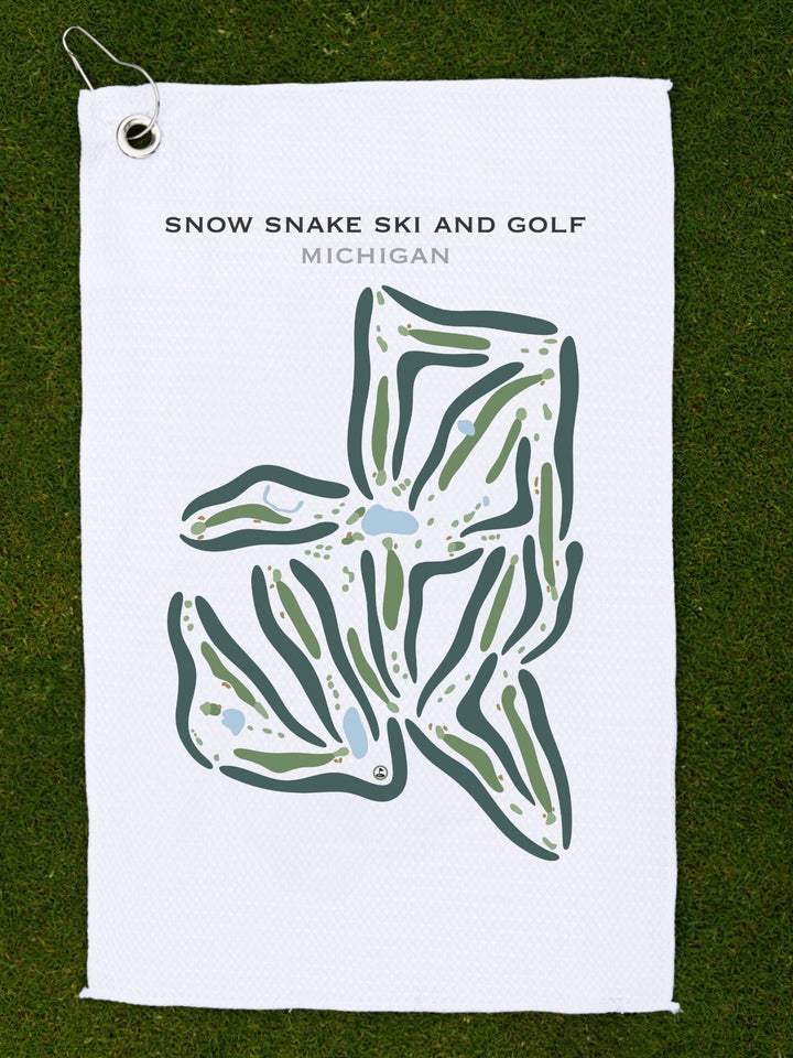 Snow Snake Ski & Golf, Michigan - Printed Golf Courses
