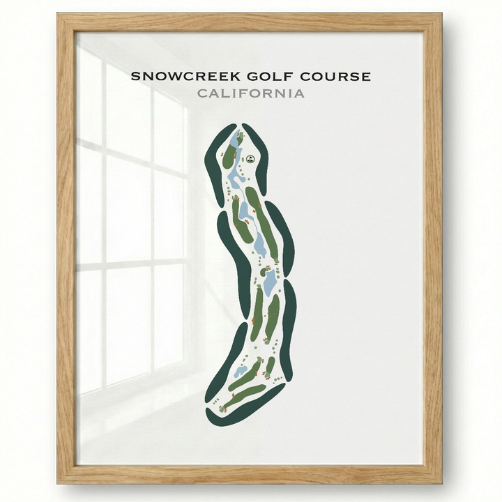 Snowcreek Golf Course, California - Printed Golf Courses