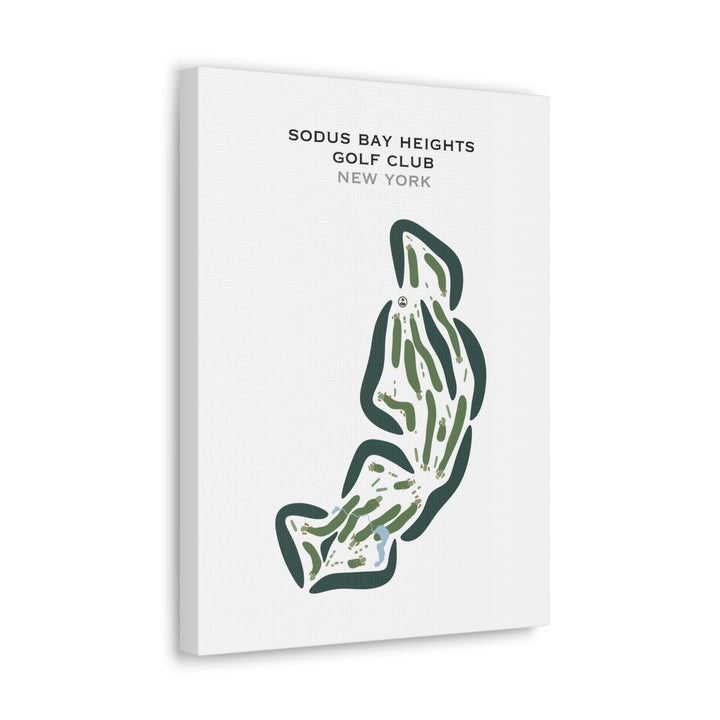 Sodus Bay Heights Golf Club, New York - Printed Golf Courses