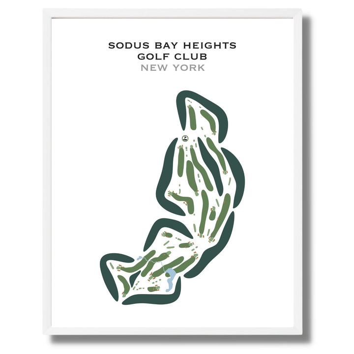 Sodus Bay Heights Golf Club, New York - Printed Golf Courses