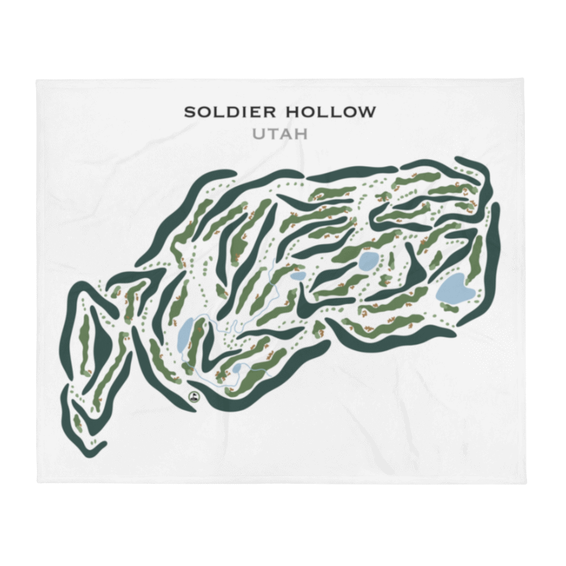 Soldier Hollow Golf Course, Utah - Printed Golf Courses