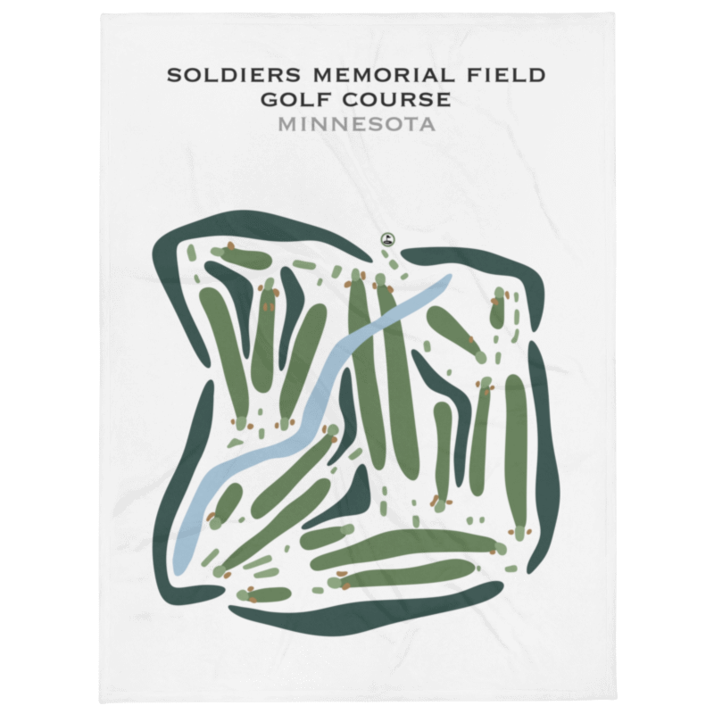 Soldiers Memorial Field Golf Course, Minnesota - Printed Golf Courses