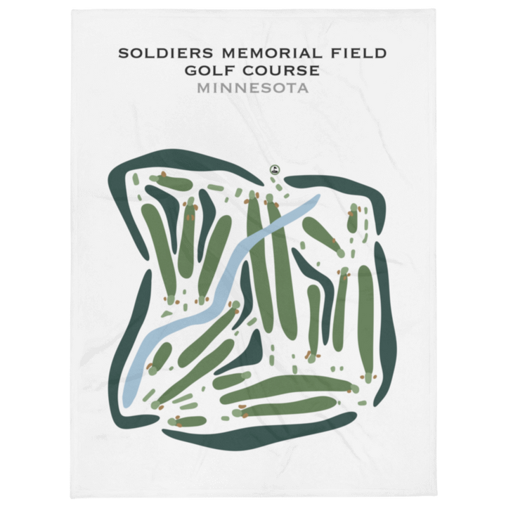 Soldiers Memorial Field Golf Course, Minnesota - Printed Golf Courses