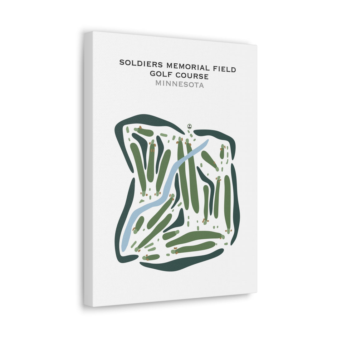 Soldiers Memorial Field Golf Course, Minnesota - Printed Golf Courses