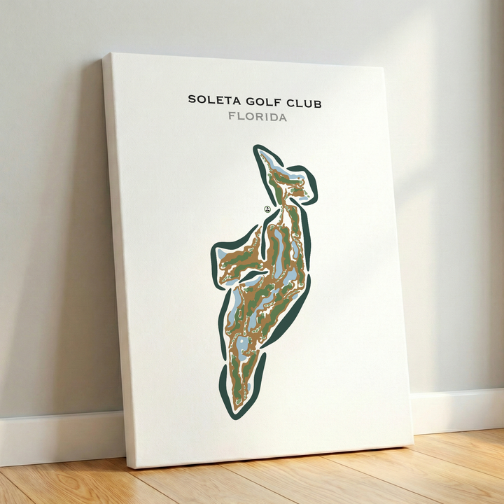Soleta Golf Club, Florida - Printed Golf Courses