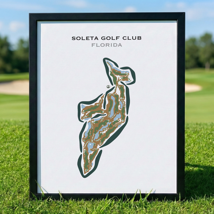 Soleta Golf Club, Florida - Printed Golf Courses