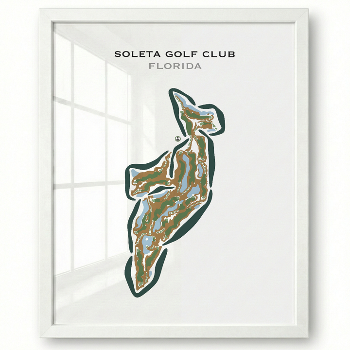 Soleta Golf Club, Florida - Printed Golf Courses