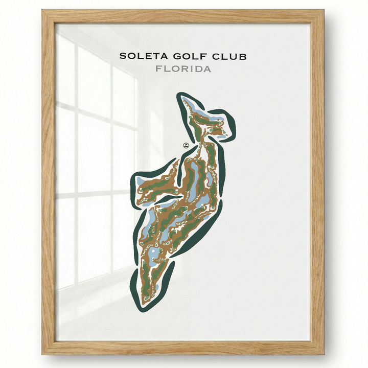 Soleta Golf Club, Florida - Printed Golf Courses