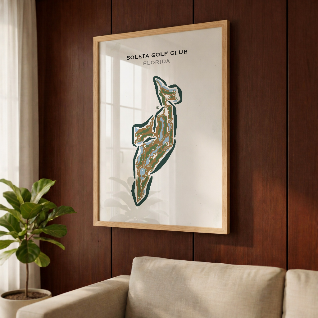 Soleta Golf Club, Florida - Printed Golf Courses