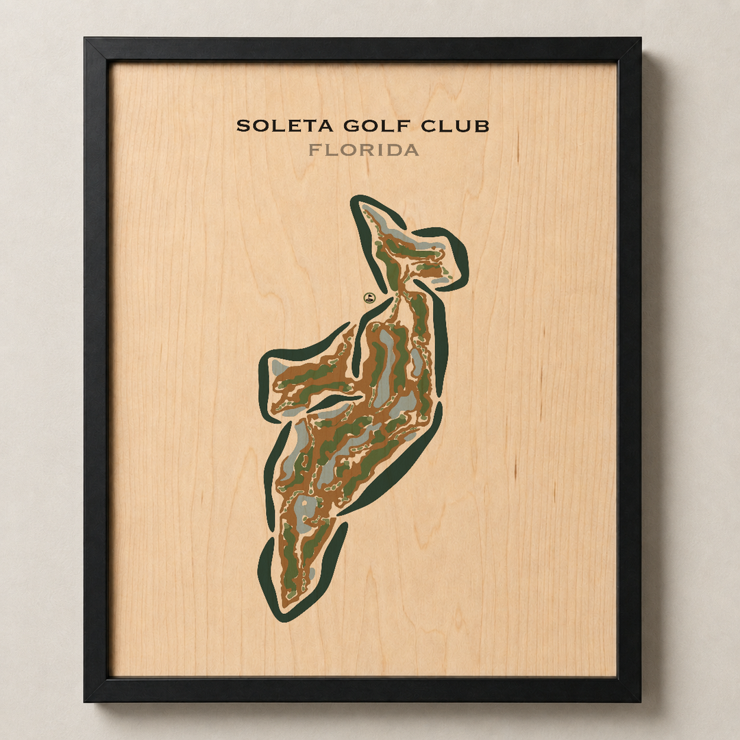 Soleta Golf Club, Florida - Printed Golf Courses