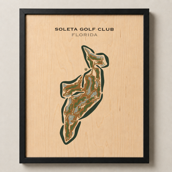 Soleta Golf Club, Florida - Printed Golf Courses