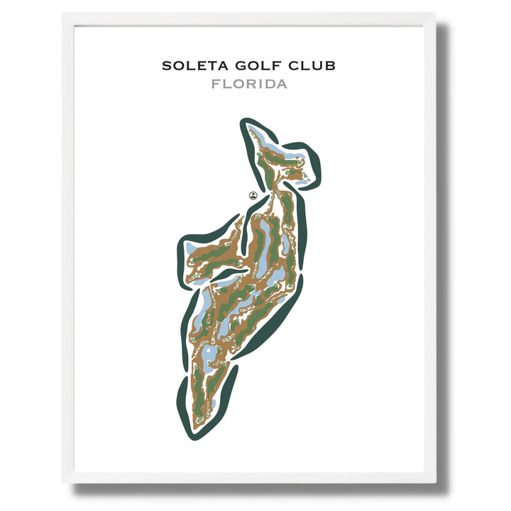 Soleta Golf Club, Florida - Printed Golf Courses