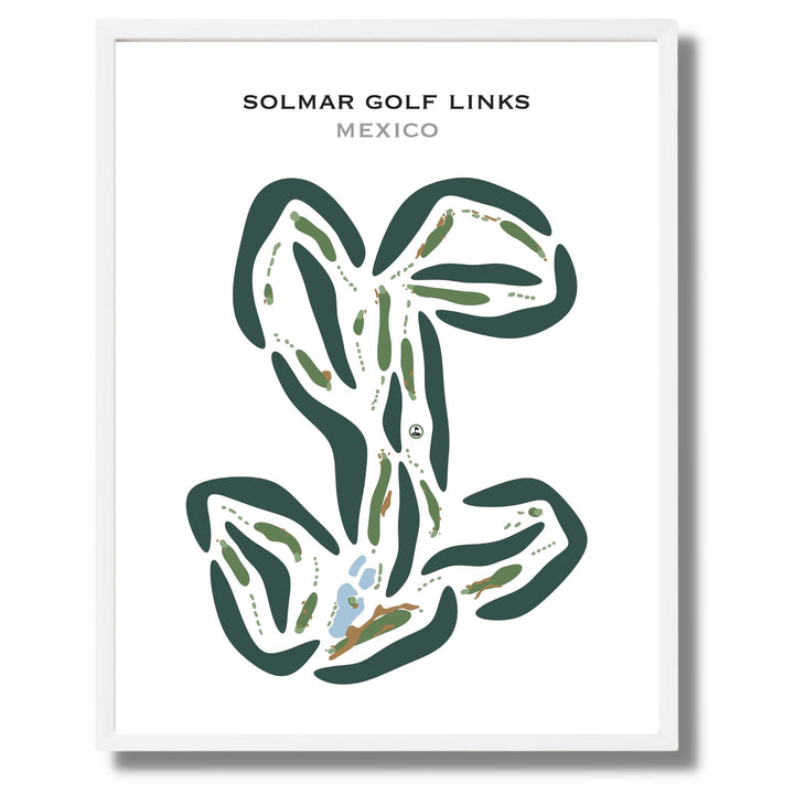 Solmar Golf Links, Mexico - Printed Golf Courses