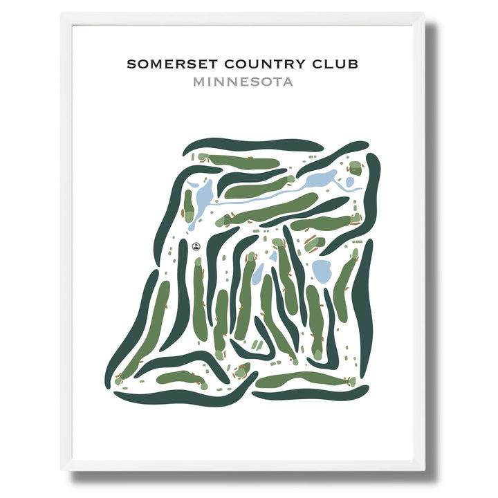 Somerset Country Club‎, Minnesota - Printed Golf Courses