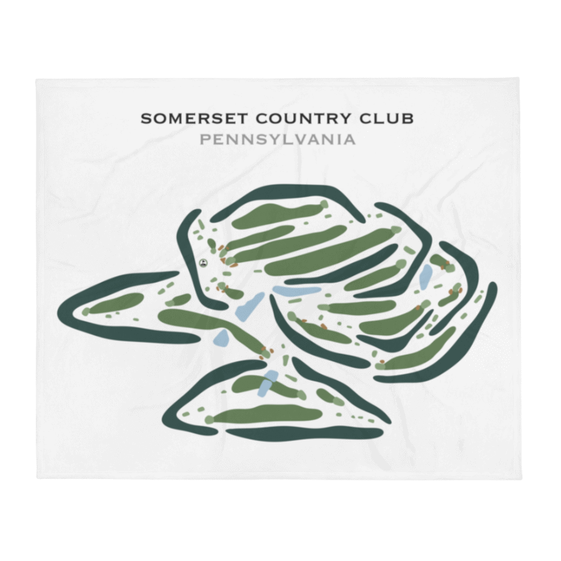 Somerset Country Club, Pennsylvania - Printed Golf Courses