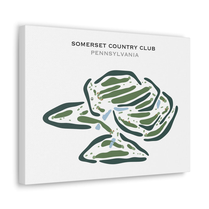 Somerset Country Club, Pennsylvania - Printed Golf Courses