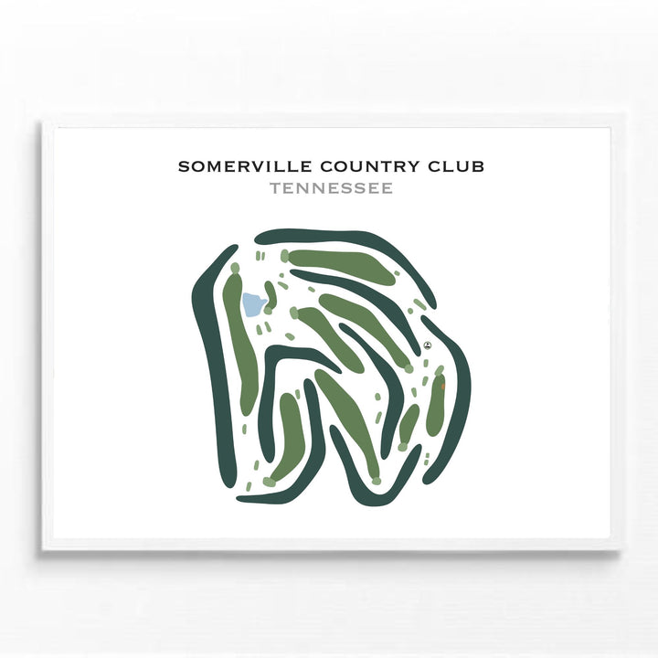 Somerville Country Club, Tennessee - Printed Golf Courses