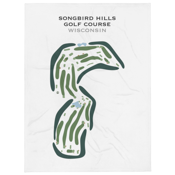 Songbird Hills Golf Club, Wisconsin - Printed Golf Course