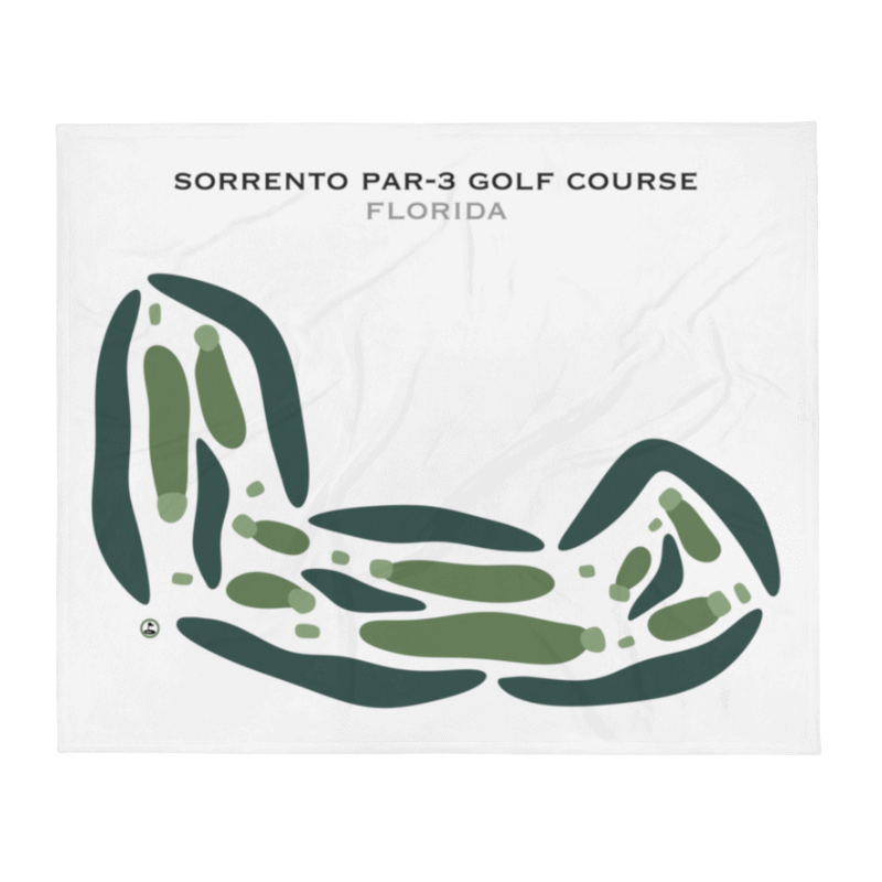Sorrento Par-3 Golf Course, Florida - Printed Golf Courses