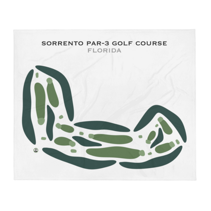 Sorrento Par-3 Golf Course, Florida - Printed Golf Courses