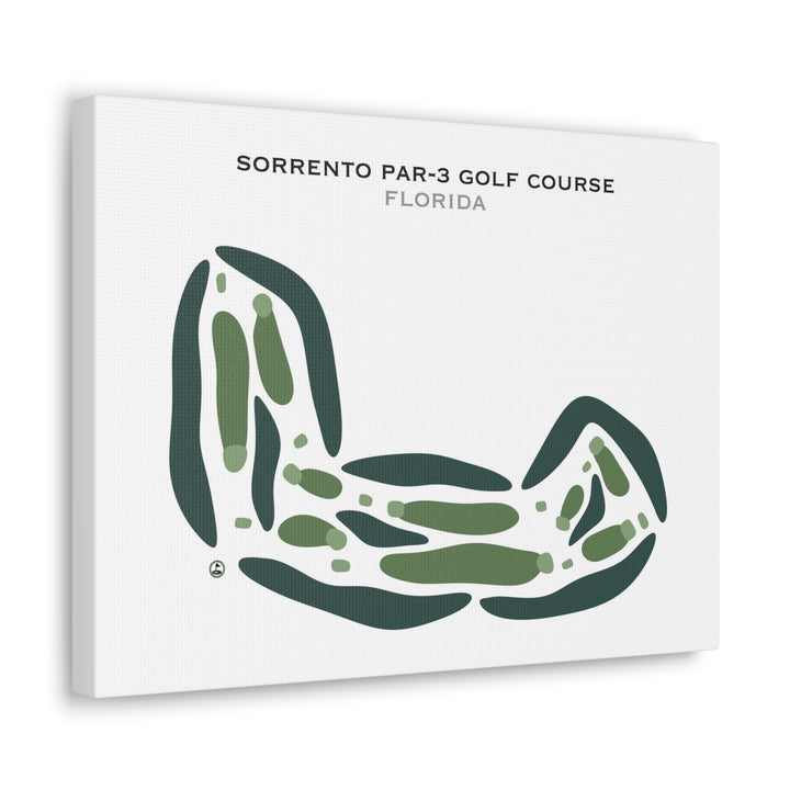 Sorrento Par-3 Golf Course, Florida - Printed Golf Courses