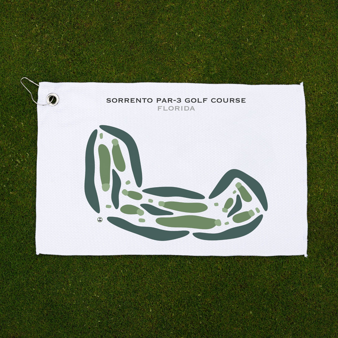 Sorrento Par-3 Golf Course, Florida - Printed Golf Courses