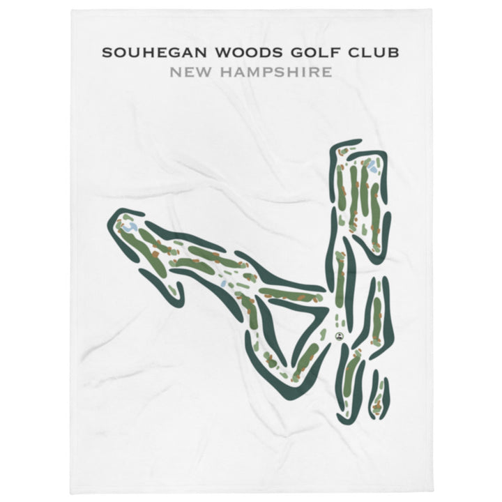 Souhegan Woods Golf Club‎, New Hampshire - Printed Golf Course