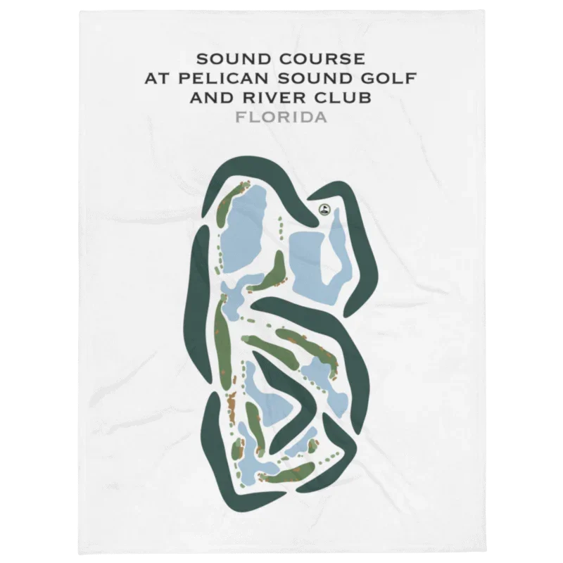 Sound Course at Pelican Sound Golf & River Club, Florida - Printed Golf Courses