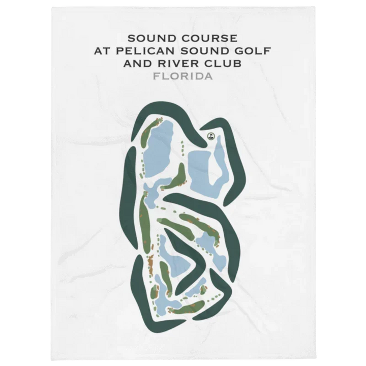 Sound Course at Pelican Sound Golf & River Club, Florida - Printed Golf Courses
