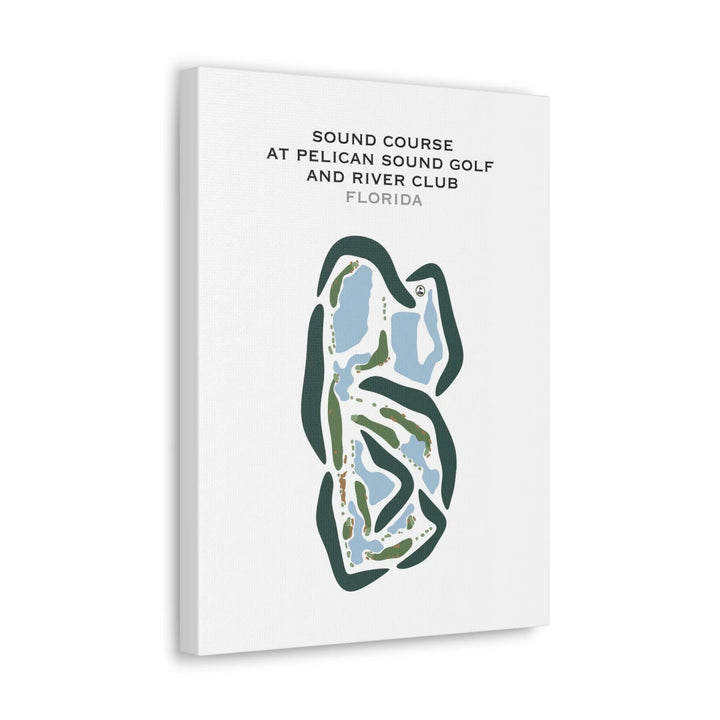 Sound Course at Pelican Sound Golf & River Club, Florida - Printed Golf Courses