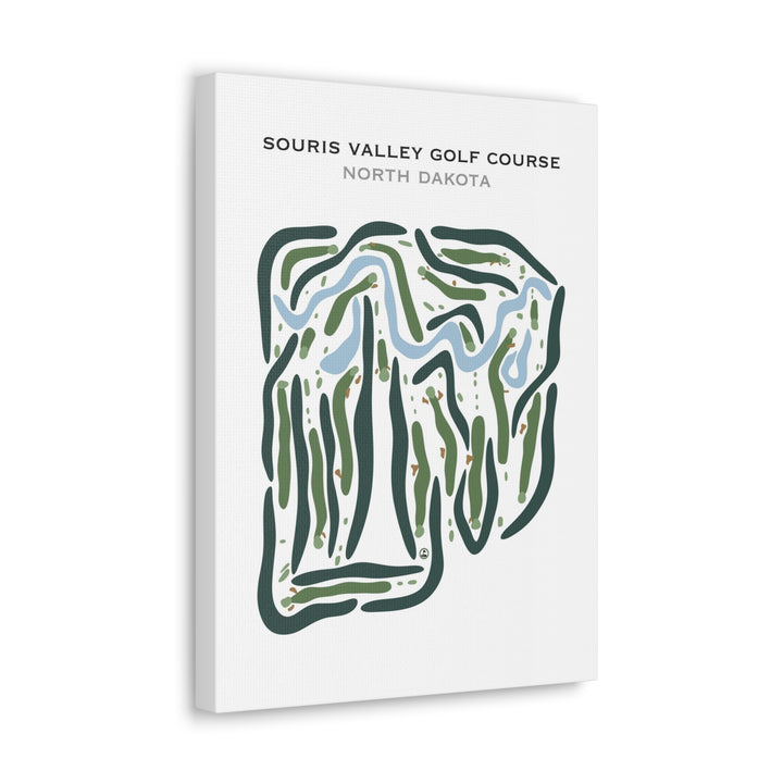 Souris Valley Golf Course, North Dakota - Printed Golf Courses