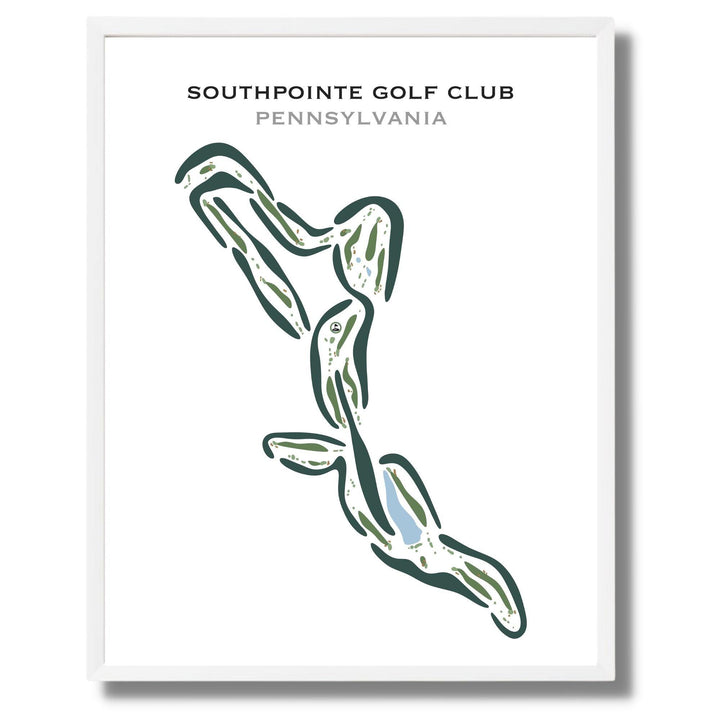 Southpointe Golf Club, Pennsylvania - Printed Golf Courses - Golf Course Prints