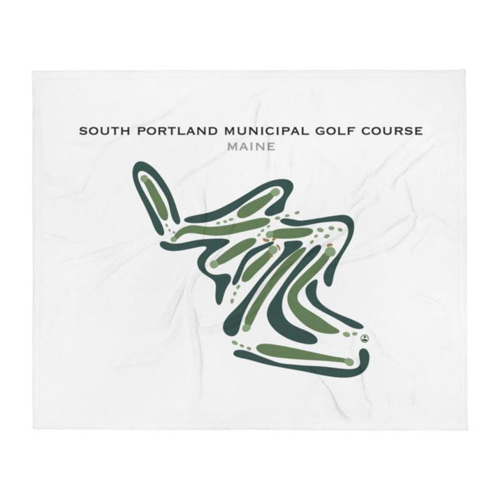 South Portland Municipal Golf Course, Maine - Printed Golf Courses - Golf Course Prints