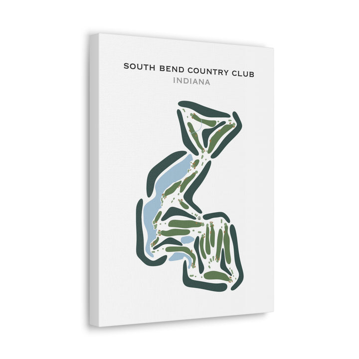 South Bend Country Club, Indiana - Printed Golf Courses