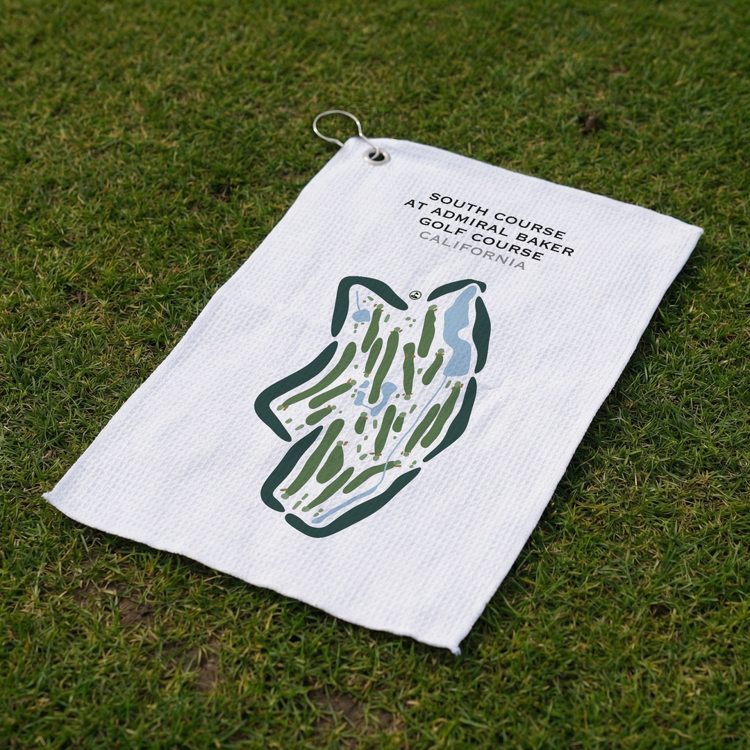 South Course at Admiral Baker Golf Course, California - Printed Golf Courses