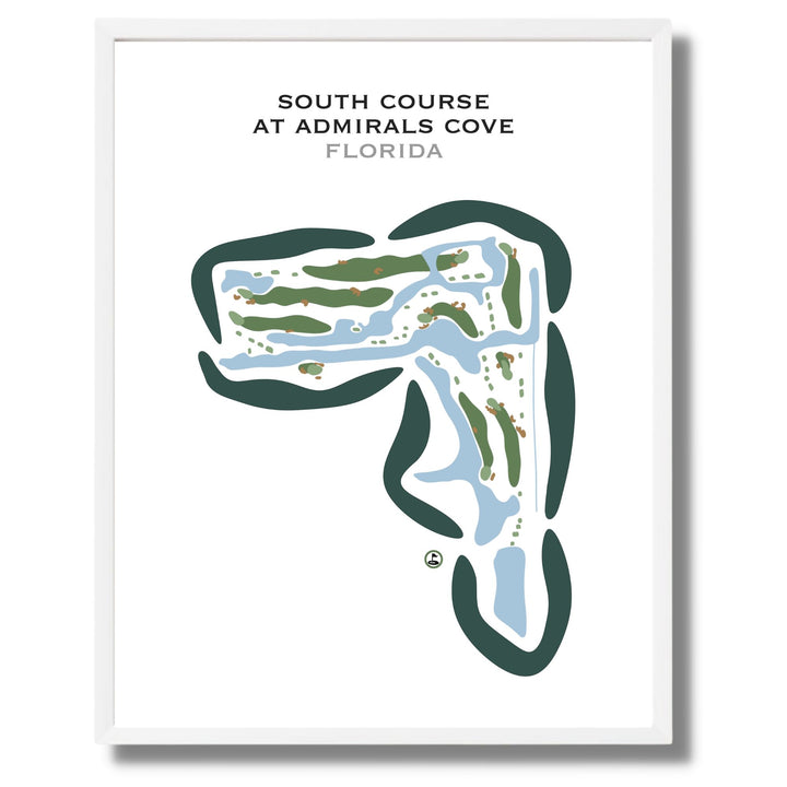 South Course at Admirals Cove, Florida - Printed Golf Courses