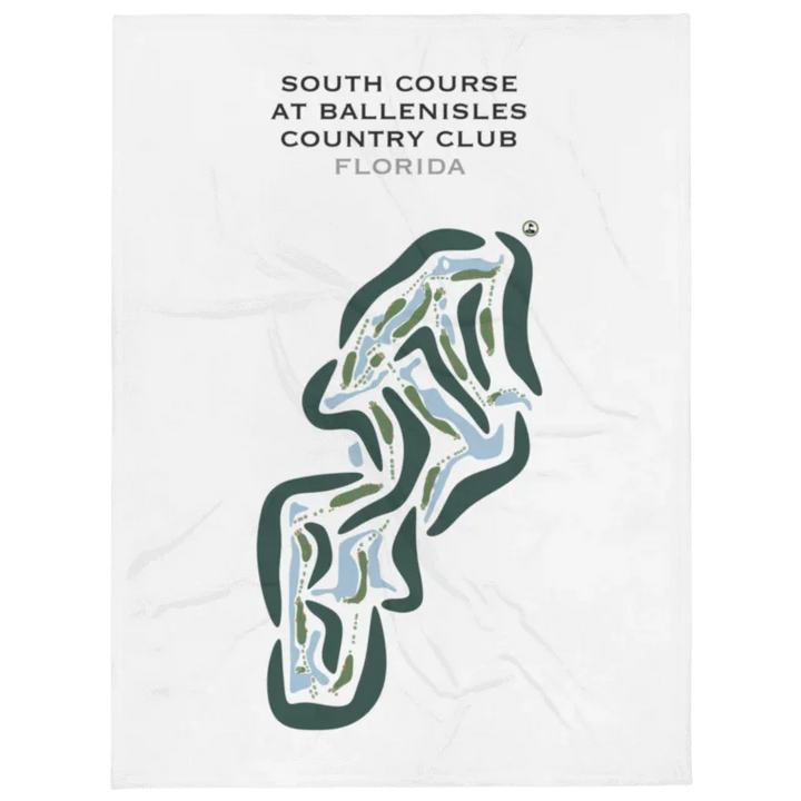 South Course at BallenIsles Country Club, Florida - Printed Golf Courses