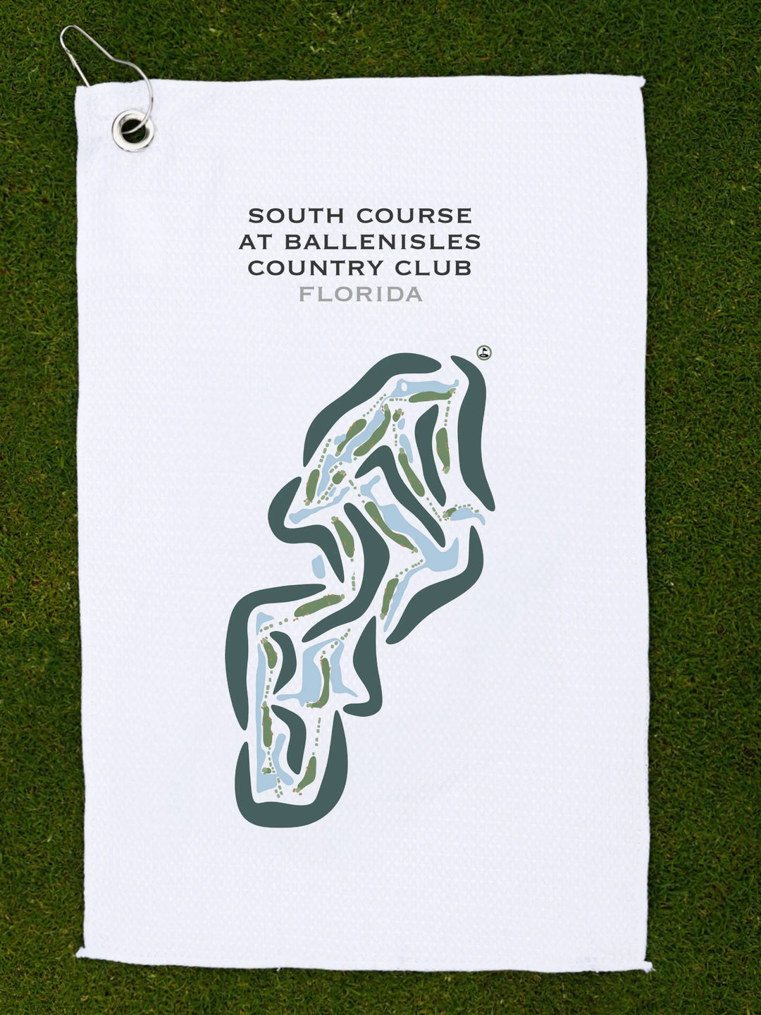 South Course at BallenIsles Country Club, Florida - Printed Golf Courses
