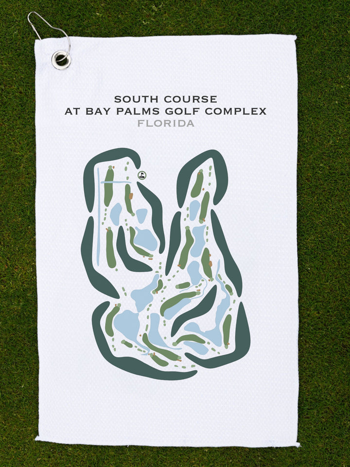 South Course at Bay Palms Golf Complex, Florida - Printed Golf Courses