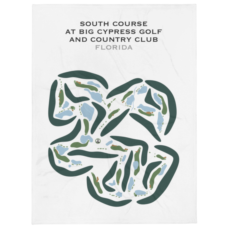 South Course at Big Cypress Golf & Country Club, Florida - Printed Golf Courses