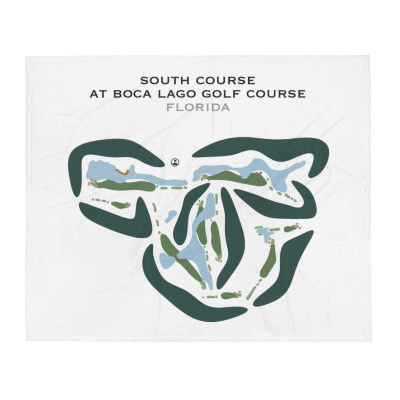 South Course at Boca Lago Golf Course, Florida - Printed Golf Courses