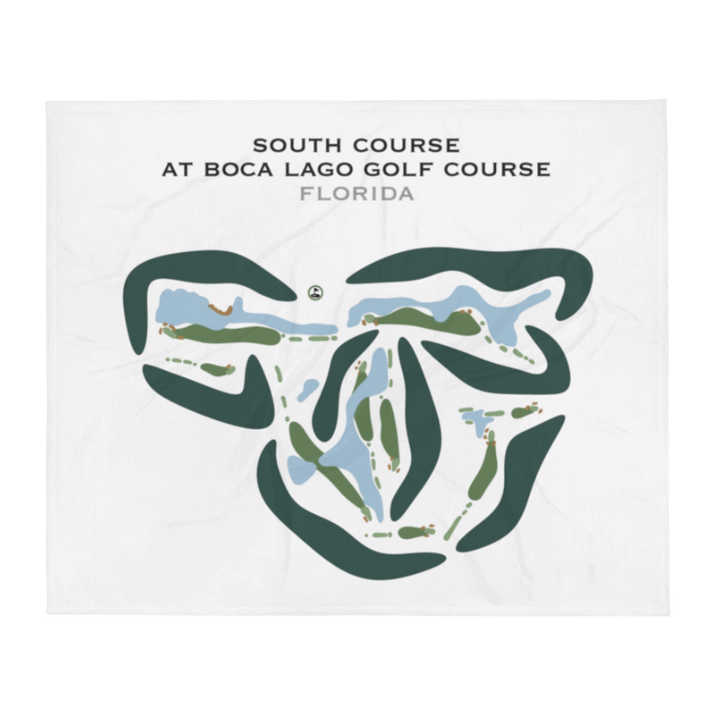 South Course at Boca Lago Golf Course, Florida - Printed Golf Courses