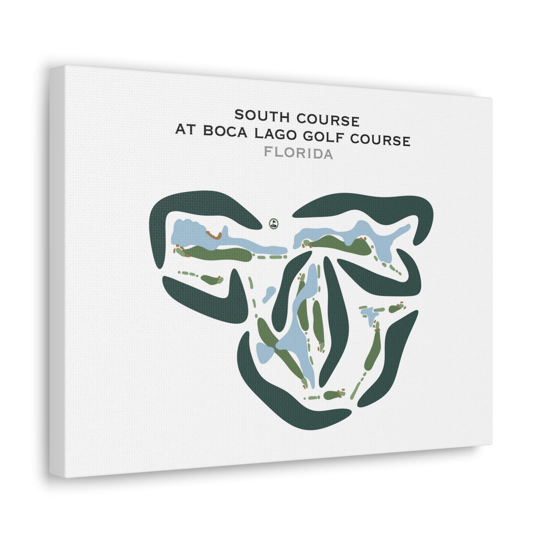 South Course at Boca Lago Golf Course, Florida - Printed Golf Courses