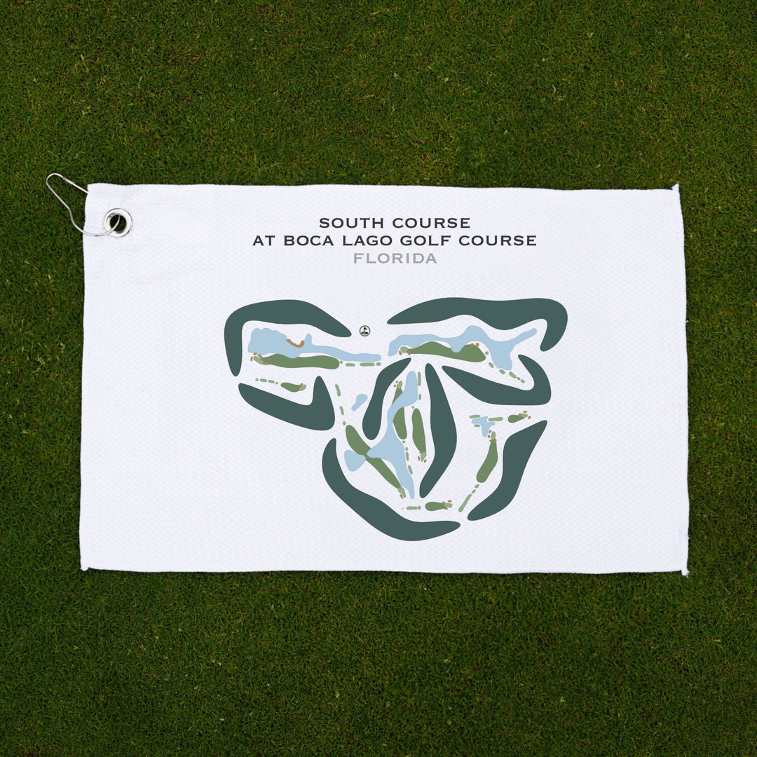 South Course at Boca Lago Golf Course, Florida - Printed Golf Courses