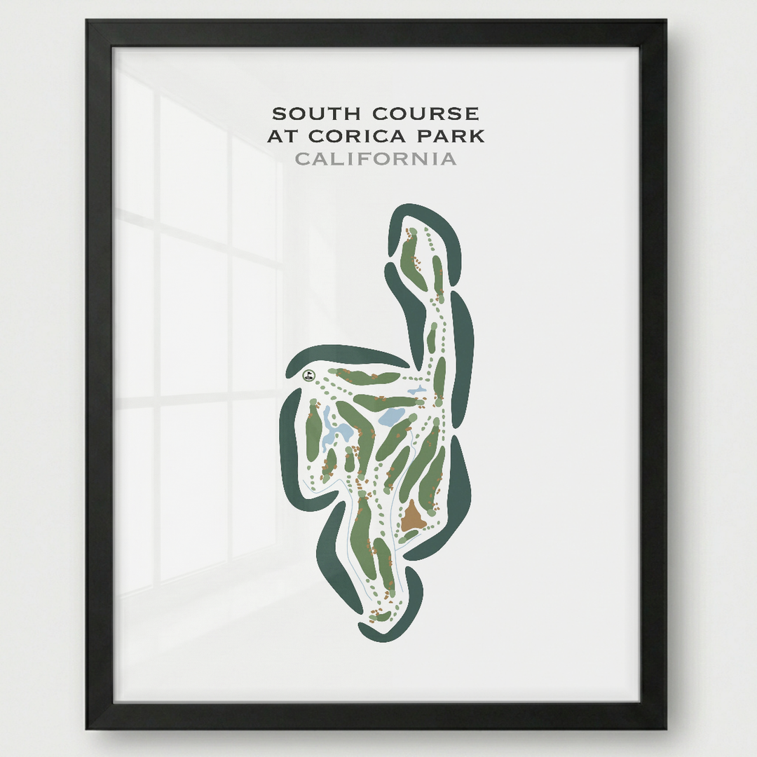 South Course at Corica Park, California - Printed Golf Courses