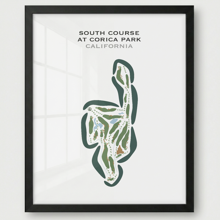 South Course at Corica Park, California - Printed Golf Courses